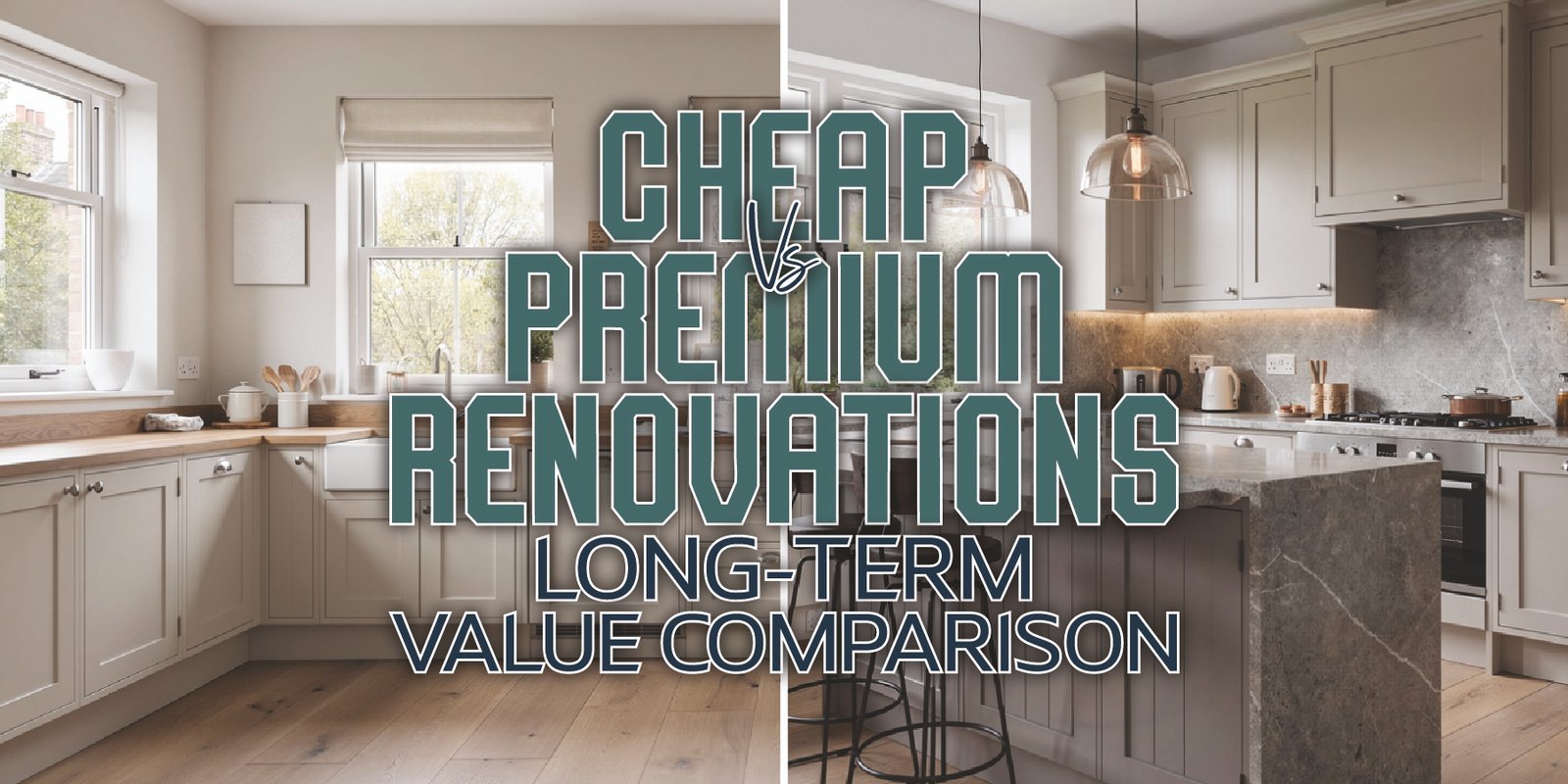 cheap vs premium renovation UK