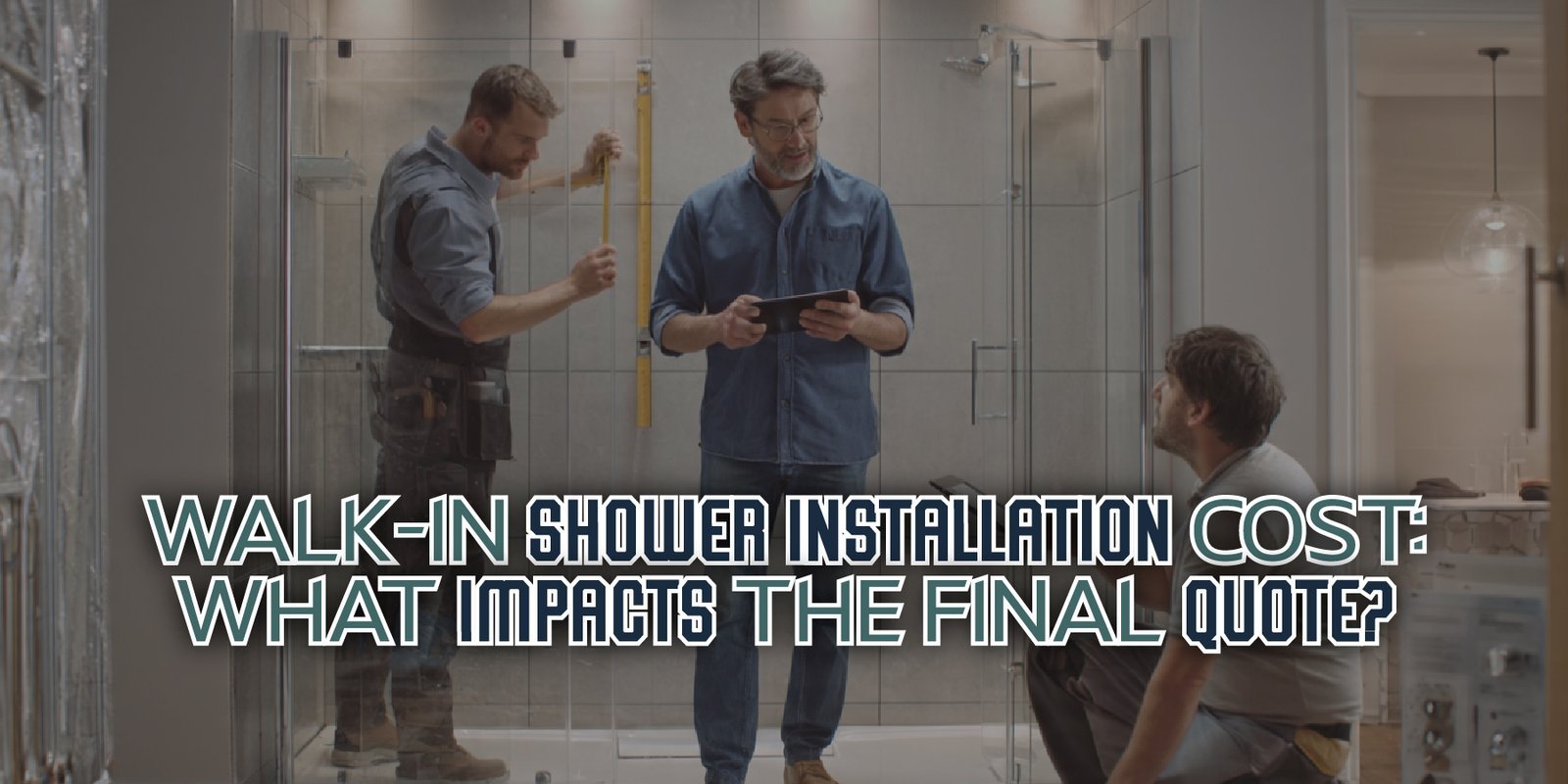walk in shower installation cost