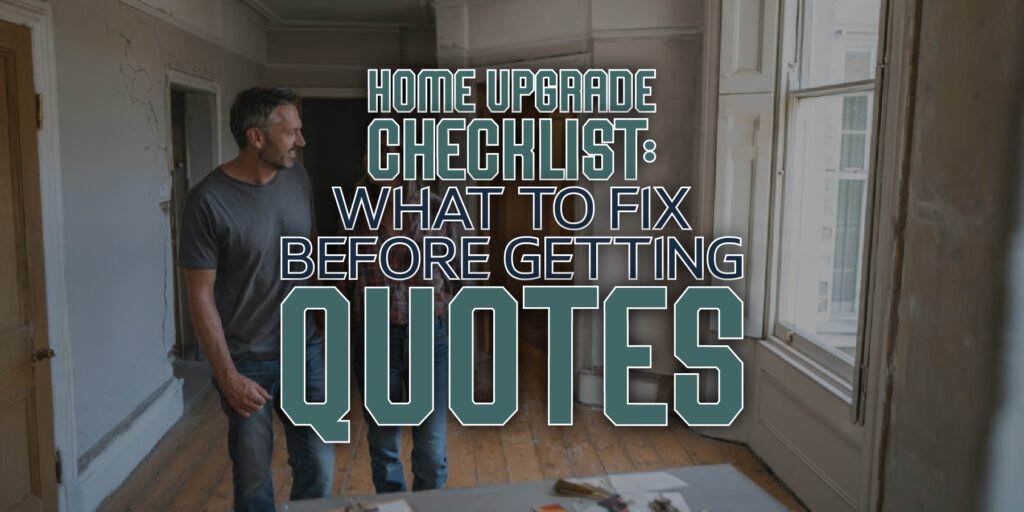 home upgrade checklist